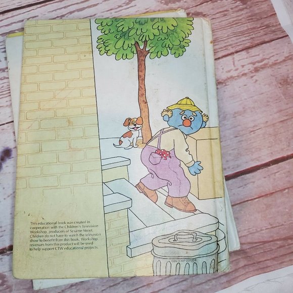 4 Vintage Sesame Street Book Club Jim Henson 1981 Golden Press Books - Picture 8 of 11